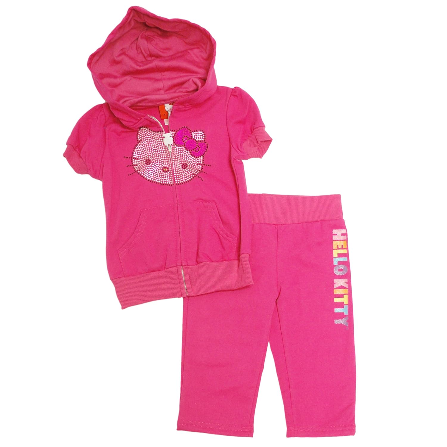 

Hello Kitty Little Girls' Rhinestone 2-Piece Jogging Set