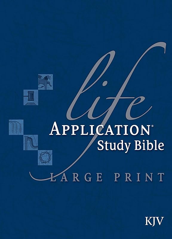 KJV Life Application Study Bible, Second Edition, Large Print (Red Letter, Hardcover) by Tyndale