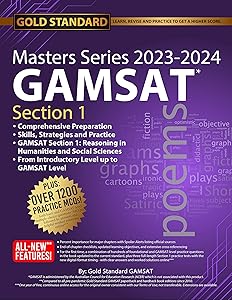 2023-2024 Masters Series GAMSAT Section 1 Preparation by Gold Standard