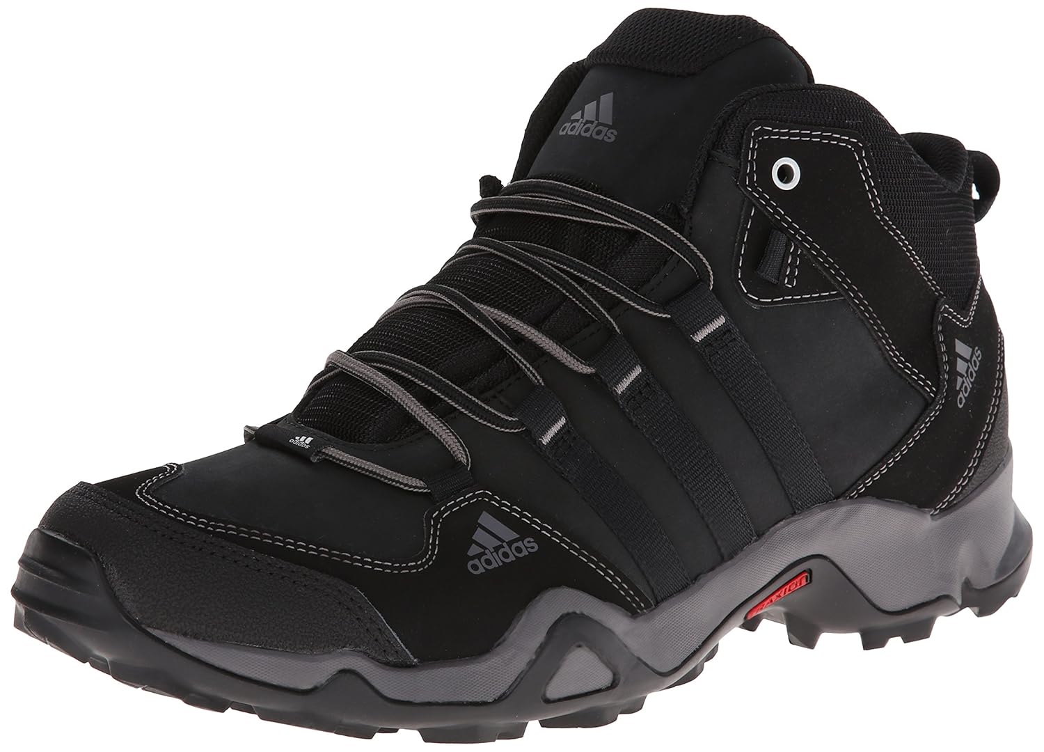 

Adidas Bushwood Mid Leather Hiking Boots Espresso/Black/Titan Grey Mens
