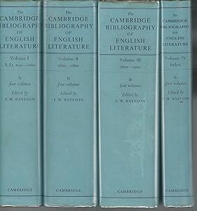 The Cambridge Bibliography of English Literature: Volume 2, 1660–1800 (Cambridge Bibliography of English Literature 1, Series Number 2) by F. W. Bateson