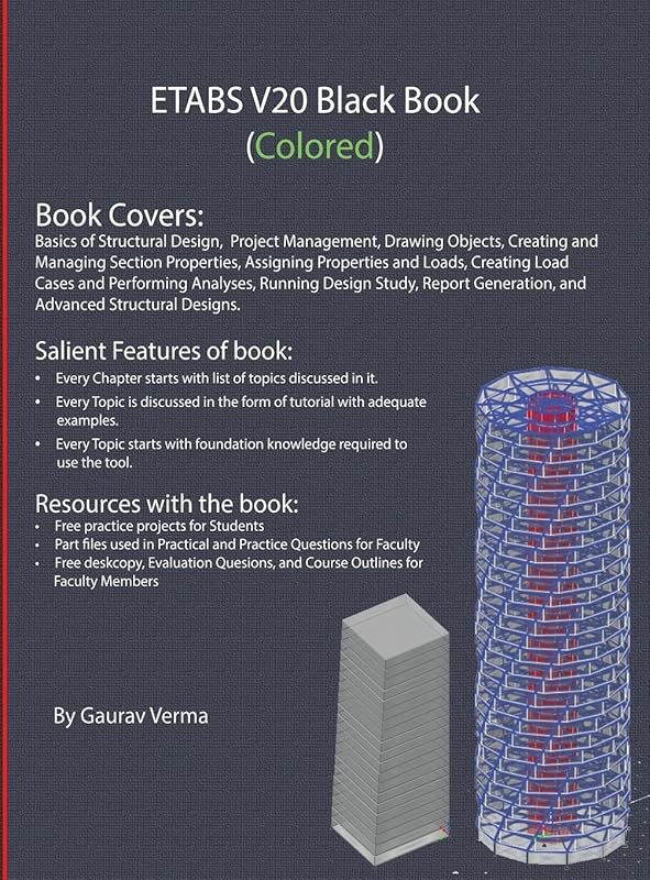ETABS V20 Black Book by Gaurav Verma