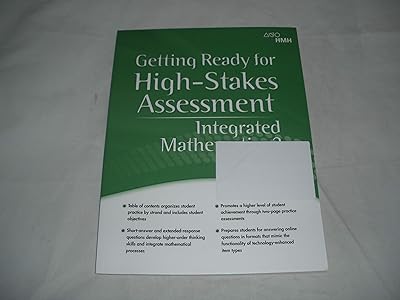Getting Ready for High-Stakes Assessment Integrated 3 (Integrated Mathematics)