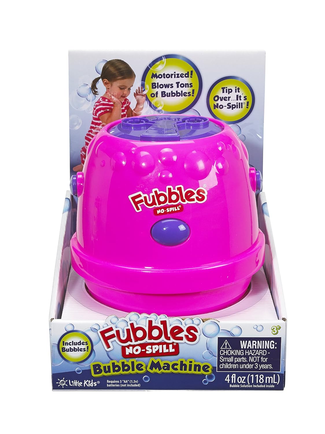 

Little Kids Fubbles Bubble Machine