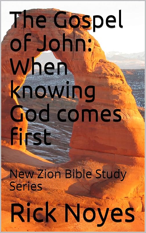 The Gospel of John: When knowing God comes first: New Zion Bible Study Series by Rick Noyes