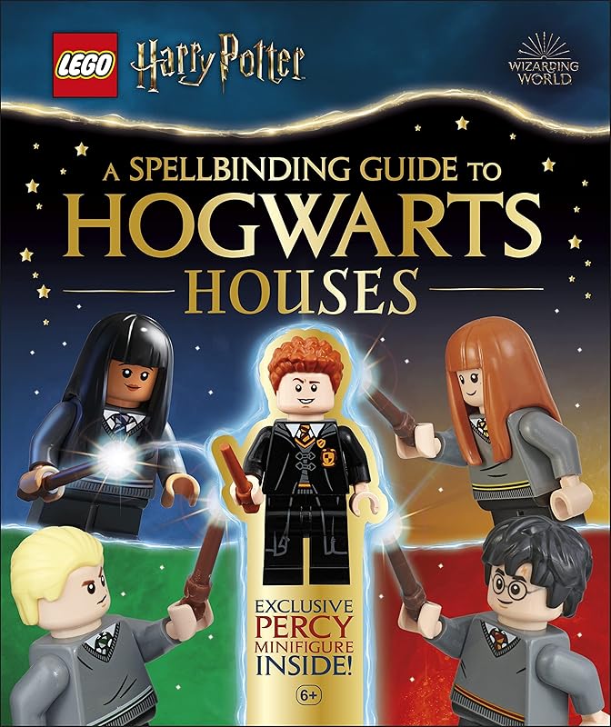 LEGO Harry Potter A Spellbinding Guide to Hogwarts Houses: With Exclusive Percy Weasley Minifigure by Julia March