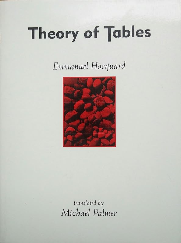 Theory of Tables by Emmanuel Hocquard