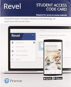 Revel for Essay Writing for Canadian Students -- Access Card