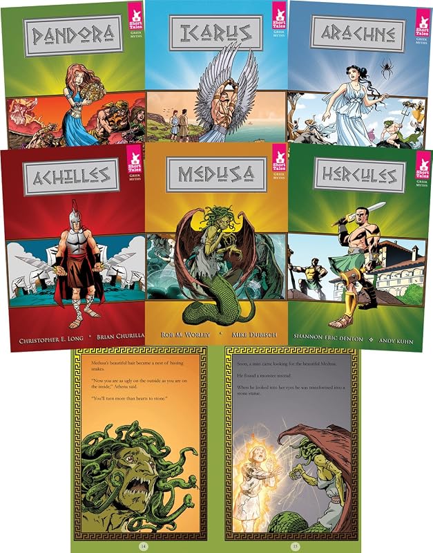 Short Tales Greek Myths (Set of 6) by Various