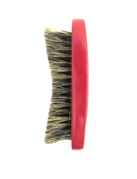 ANNIE SOFT WOODEN CURVED BRISTLES MILITARY BRUSH #2342 NATURAL BOAR&REINFORCED - Picture 10 of 10