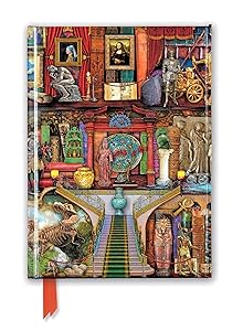 Aimee Stewart: Museum Bookshelves (Foiled Journal) (Flame Tree Notebooks)