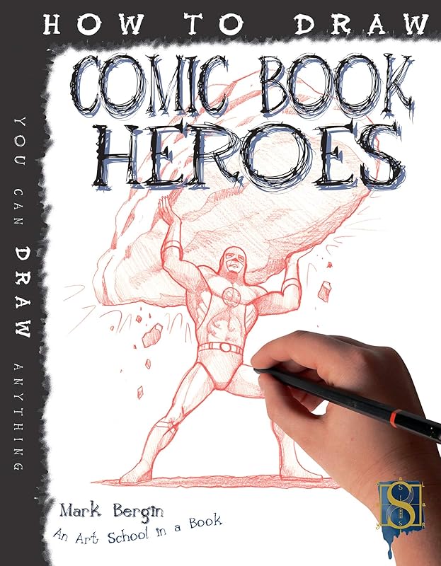 How To Draw Comic Book Heroes (Fixed Layout Edition) by Mark Bergin