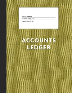 Accounts Ledger: Simple Accounts Ledger for Home or Business (Simple Accounts Ledger 8.5 x 11)