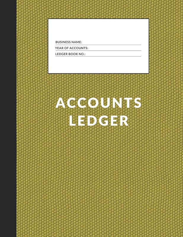Accounts Ledger: Simple Accounts Ledger for Home or Business (Simple Accounts Ledger 8.5 x 11) by Metta Art