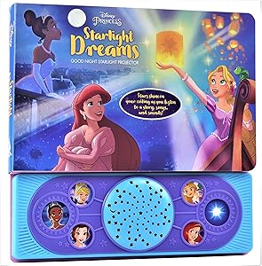 Disney Princess Cinderella, Belle, Rapunzel, an More! - Starlight Dreams Good Night Starlight Projector - PI Kids (Play-A-Song)