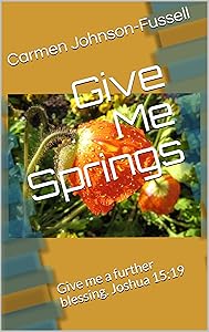 Give Me Springs: Give me a further blessing. Joshua 15:19 by Carmen Johnson-Fussell