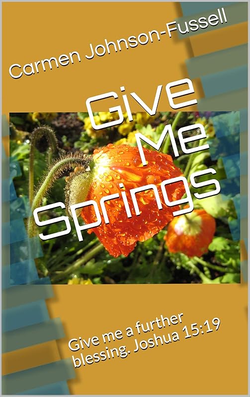 Give Me Springs: Give me a further blessing. Joshua 15:19 by Carmen Johnson-Fussell