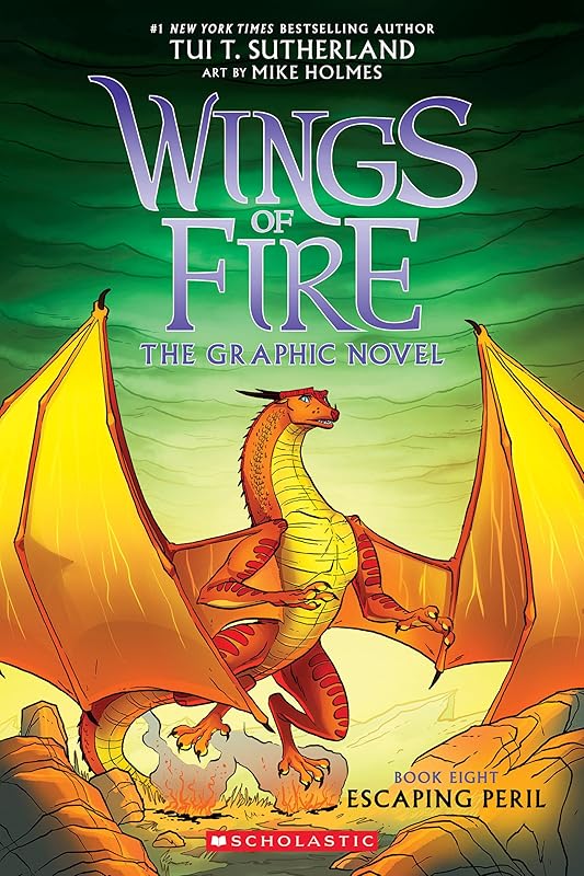 Escaping Peril: A Graphic Novel (Wings of Fire Graphic Novel #8) (Wings of Fire Graphix) by Tui T. Sutherland