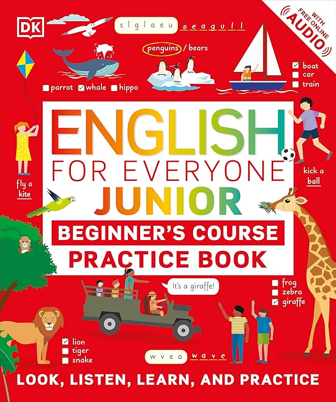English for Everyone Junior Beginner's Course Practice Book (DK English for Everyone Junior) by DK