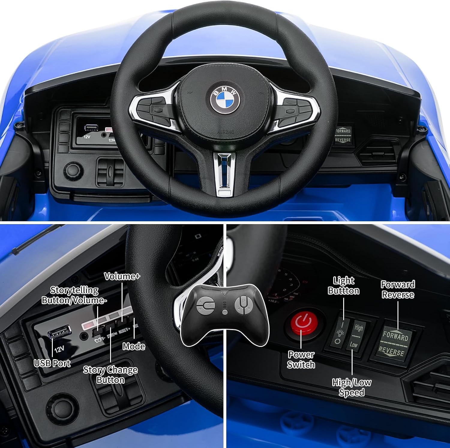 BMW M4 Kids Electric Car Remote Control