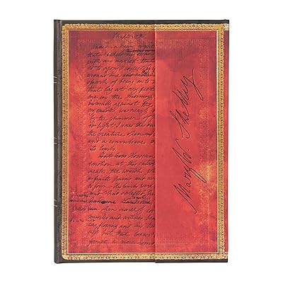 Paperblanks | Mary Shelley, Frankenstein | Embellished Manuscripts Collection | Hardcover Journal | Midi | Lined | Wrap | 144 Pg | 120 GSM