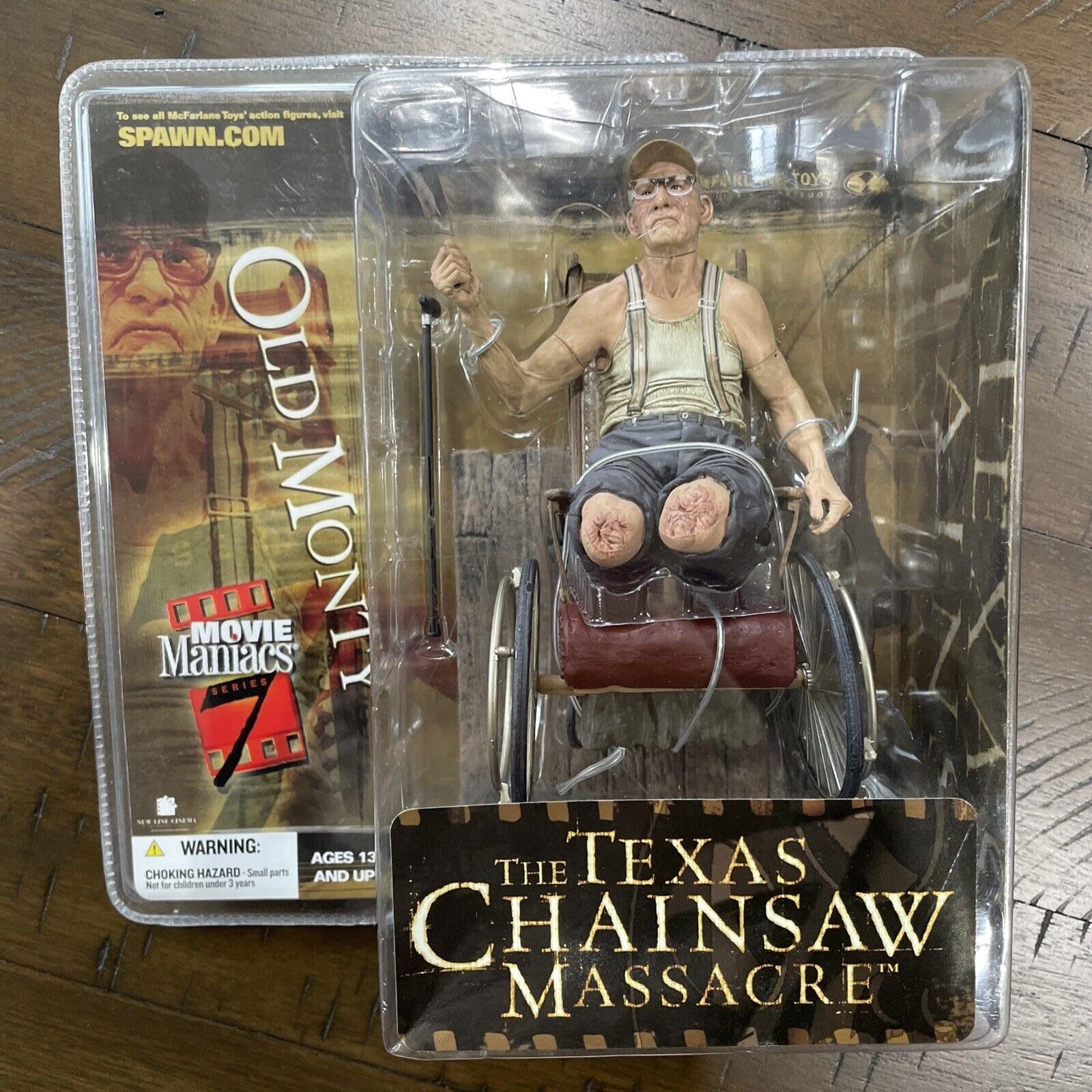 Mcfarlane Toys Movie Maniacs 7/Texas Chainsaw Massacre/Old Monty