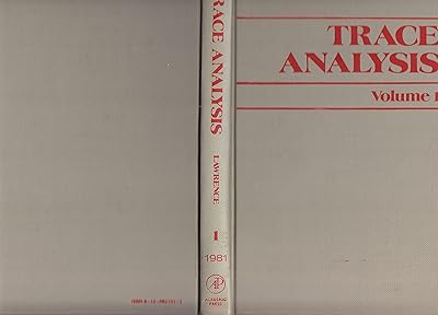 Trace Analysis. Volume 1