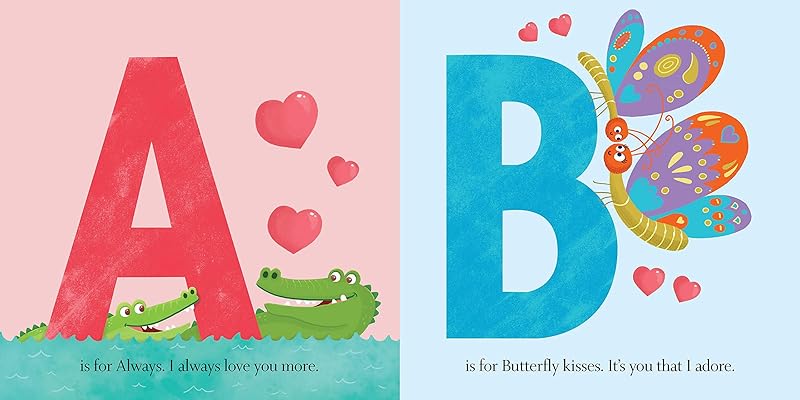 The ABCs of Love: Learn the Alphabet and Share Your Love with this Adorable Animal Board Book for Babies and Toddlers by Rose Rossner