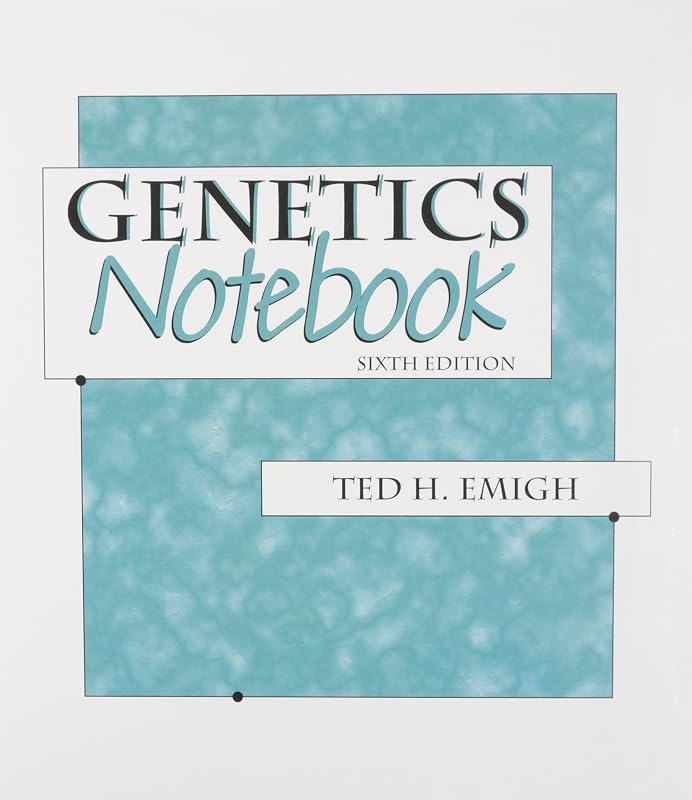 Genetics Notebook Text + Binder by Ted Emigh