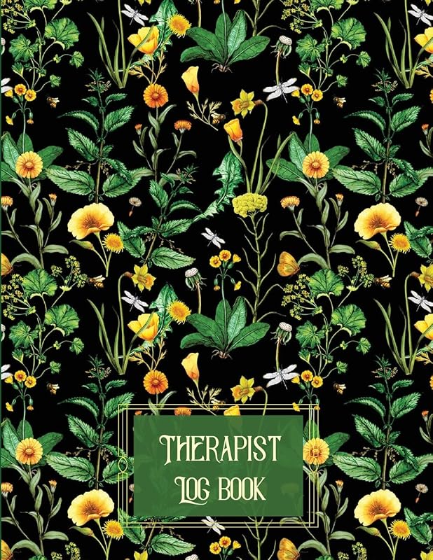 Therapist Log Book-Therapist Notebook For Clients-Record Schedule Appointment Hours Log Time Sheet-Therapist Notebook With Sections-Therapist Notebook ... Hours Log Time Sheet- Therapist Not by Dorodea Books