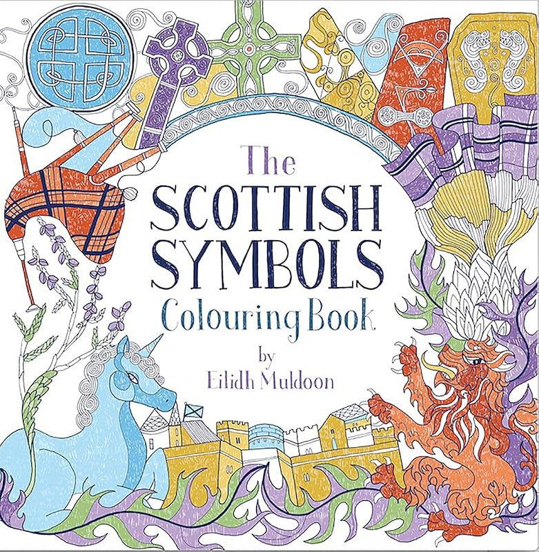 The Scottish Symbols Colouring Book by Eilidh Muldoon