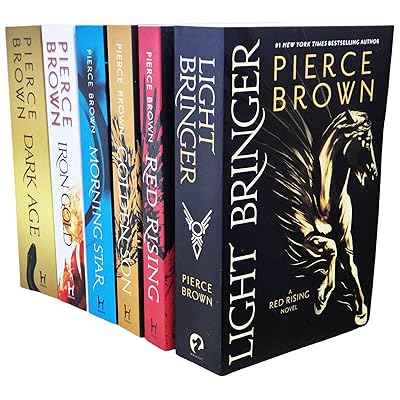 The Red Rising Series 6 Books Collection Set (Red Rising, Golden Son, Morning Star, Iron Gold, Dark Age & Light Bringer)