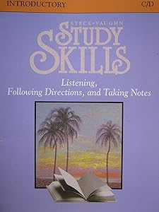 Steck Vaughn Study Skills: Listening, Following Directions and Taking Notes / Introductory Level