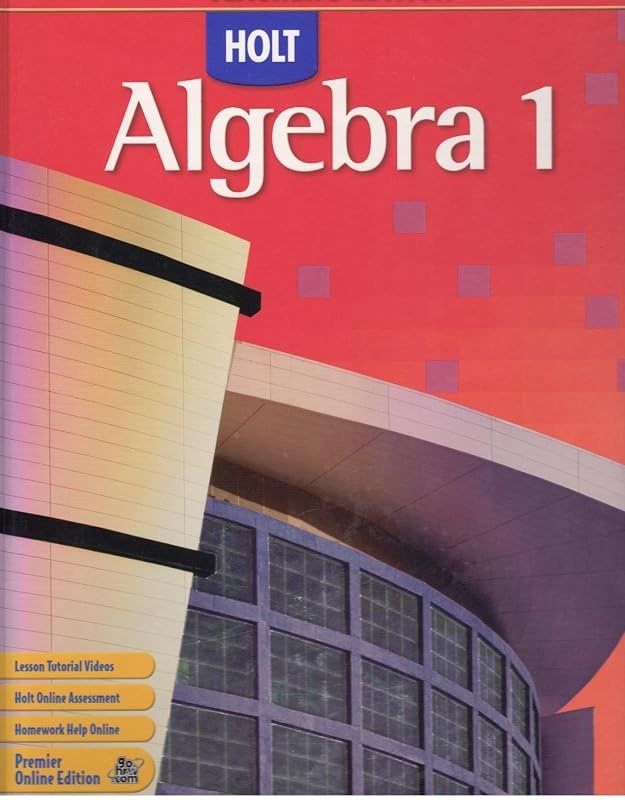 Holt Algebra 1, Teacher's Edition, Texas Edition, 9780030416590, 0030416590, 2007 by Edward B. Burger