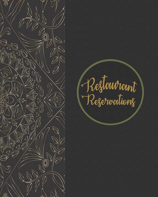 Restaurant Reservations: Restaurant Reservations With Space For Names And Contact Information by Nooga Publish