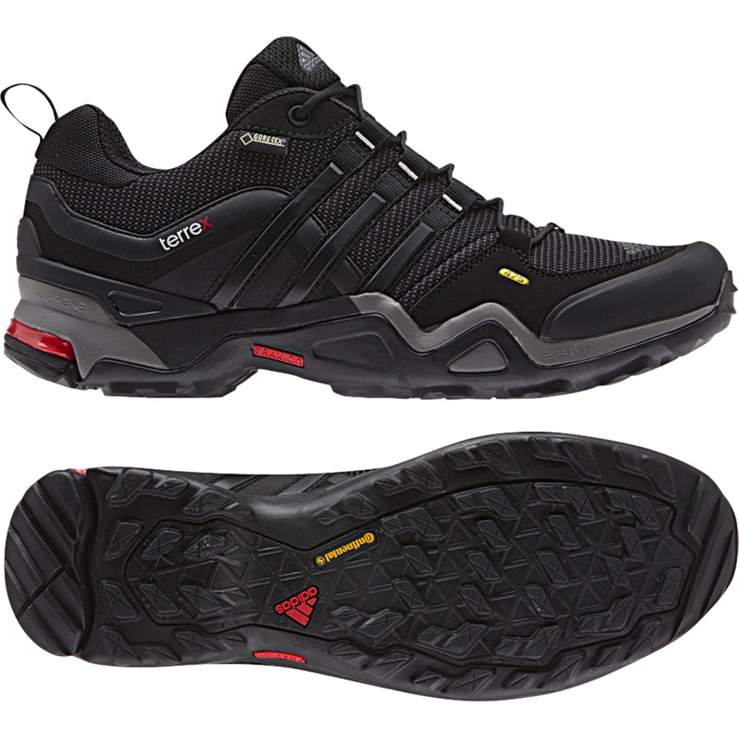 

adidas Outdoor Terrex Fast X GTX Hiking Shoe - Men's Carbon/Black/Light Scarlet 12