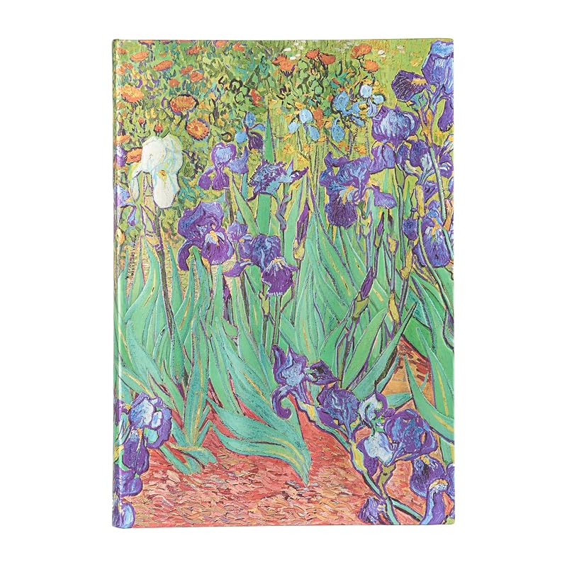 Paperblanks | Van Gogh's Irises | Sketchbook | Grande | Elastic Band Closure | 112 Pg | 200 GSM by Paperblanks