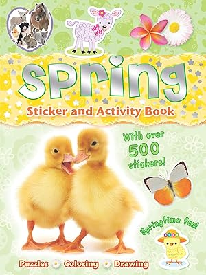 Spring Sticker and Activity Book