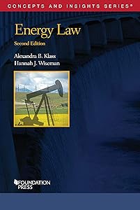 Energy Law (Concepts and Insights) by Alexandra Klass