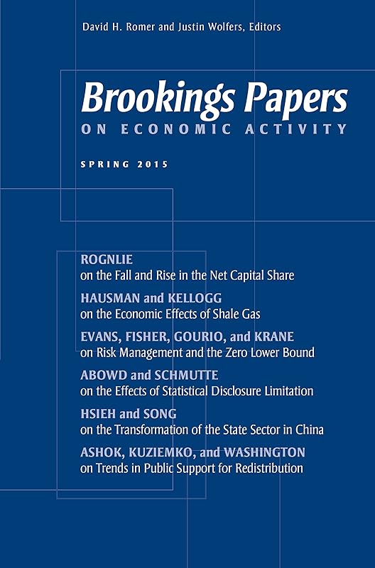 Brookings Papers on Economic Activity: Spring 2015 by David H. Romer