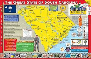 South Carolina Poster Map