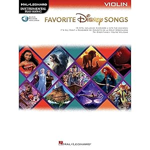 Favorite Disney Songs: Instrumental Play-Along for Violin (Hal Leonard Instrumental Play-along) by Various