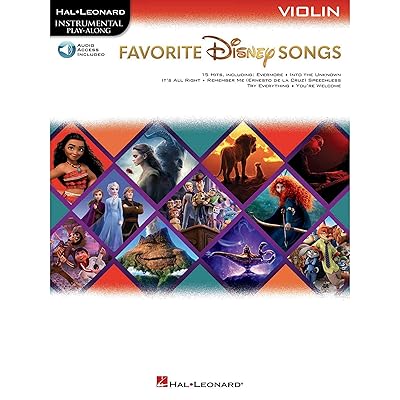 Favorite Disney Songs: Instrumental Play-Along for Violin (Hal Leonard Instrumental Play-along)