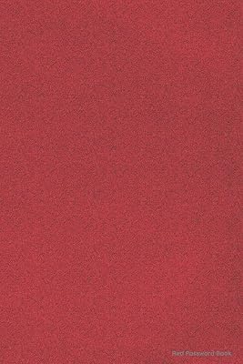 Red Password Book: Internet Password Organizer Log Book/ This password keeper is separated into Categories- Simple Design,Large Format, Flexible Soft Red/Black Glossy Cover.