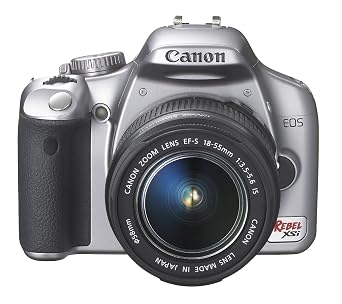 Canon Digital Rebel XSI 12.2 MP Digital SLR Camera with EF-S 18-55mm f/3.5-5.6 IS Lens (Silver)