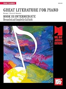 Great Literature for Piano Book 3: Intermediate