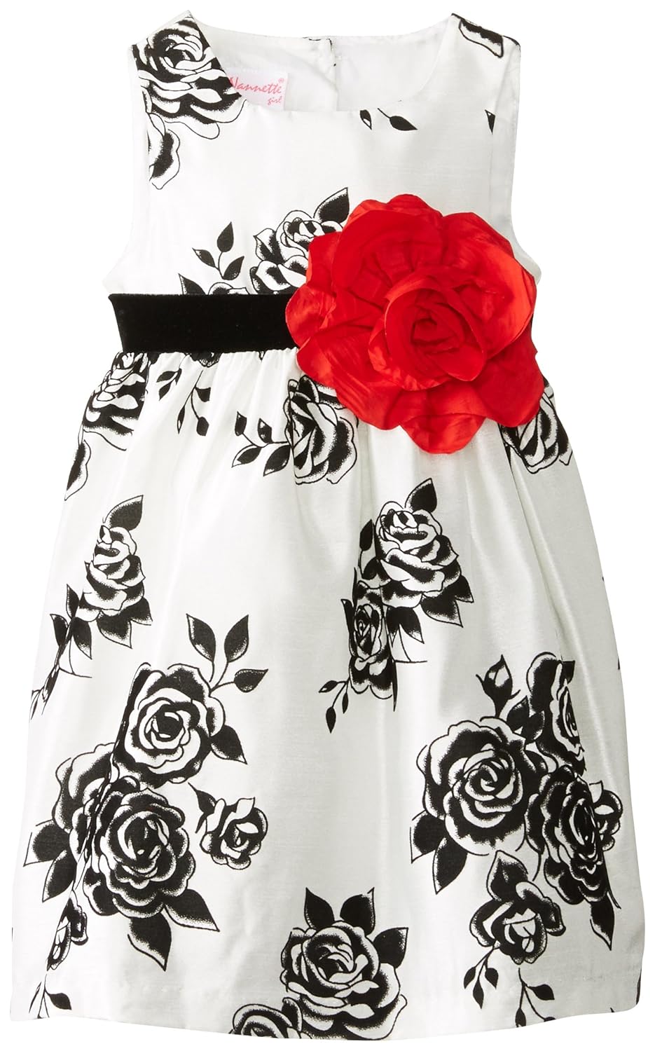 

Nannette Little Girls' Floral Shantung Dress