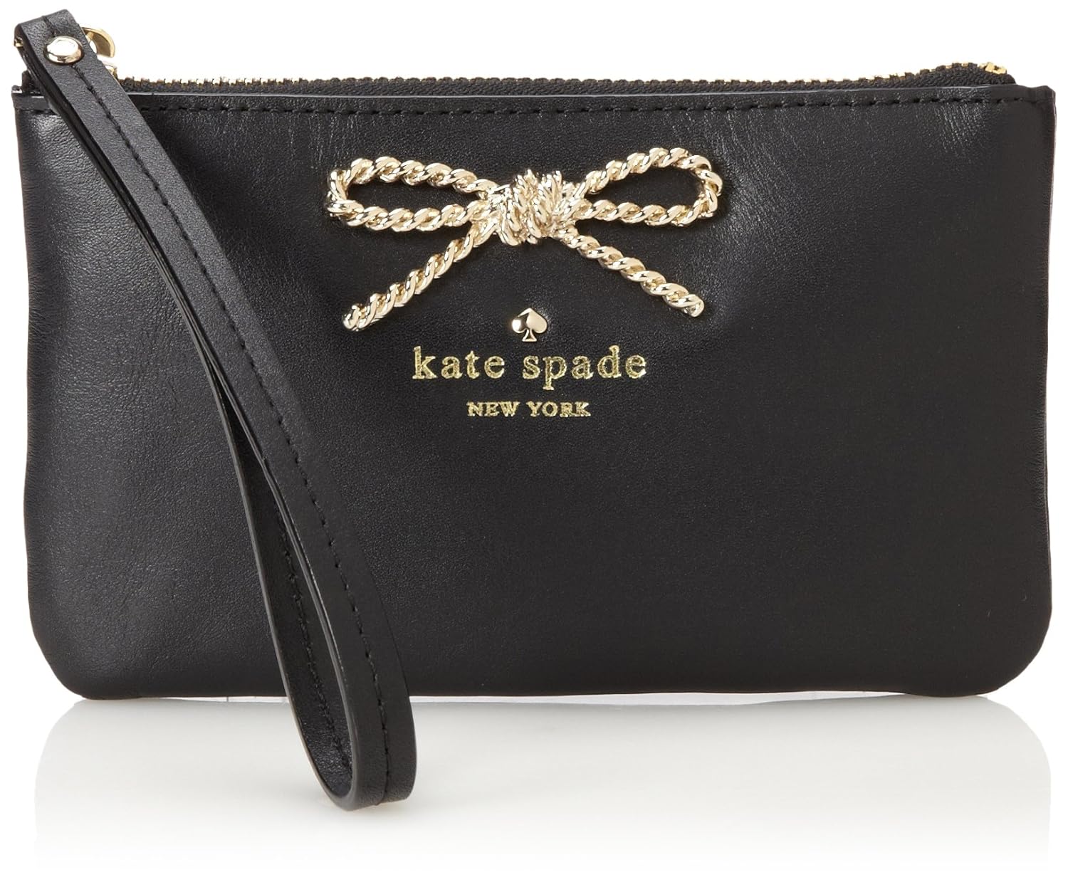 kate spade new york fair maiden bee wallet,black,one size