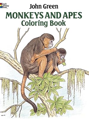 Monkeys and Apes Coloring Book (Dover Animal Coloring Books)