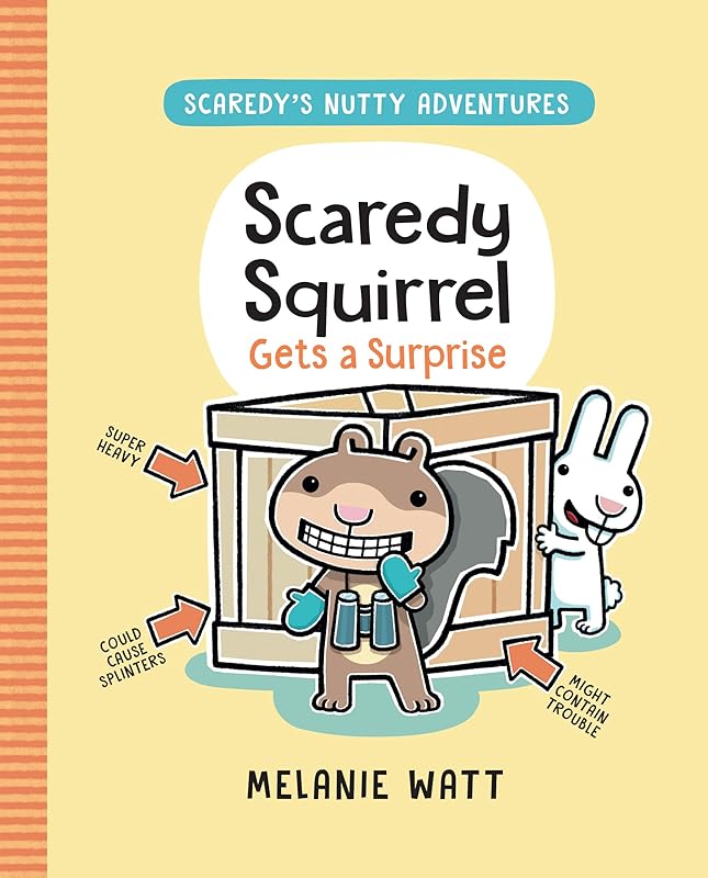 Scaredy Squirrel Gets a Surprise: (A Graphic Novel) (Scaredy's Nutty Adventures) by Melanie Watt